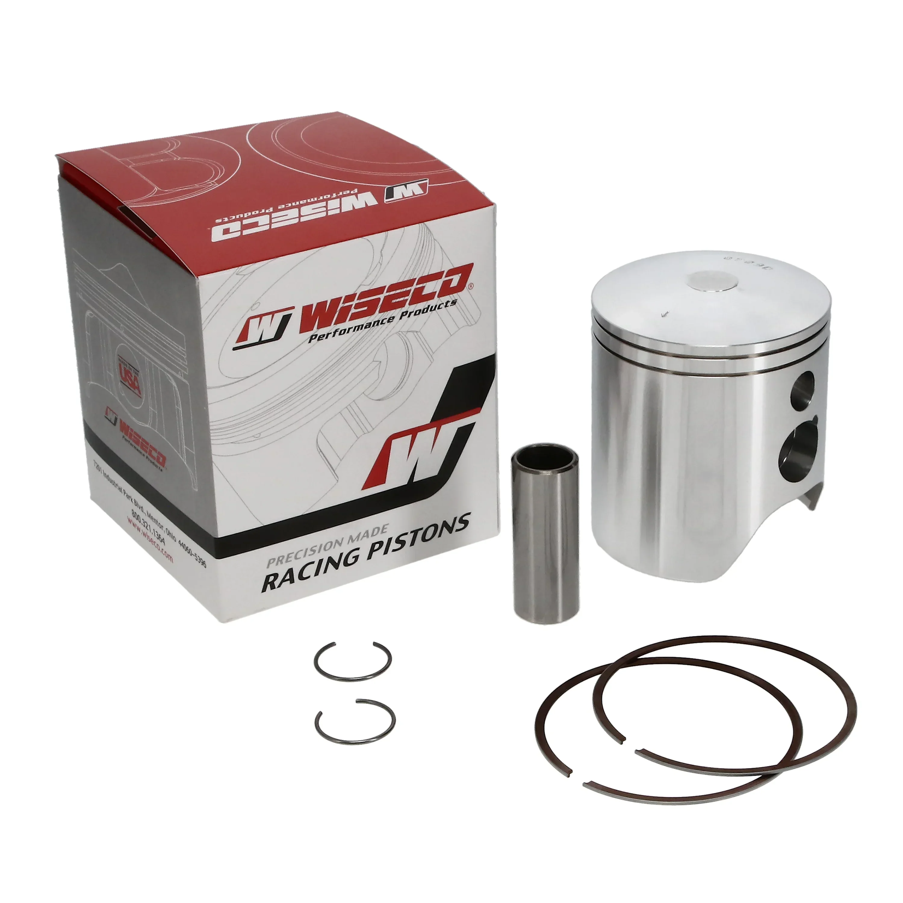 PISTON KIT 89-95 RM250 67.50, WISECO 642M06750 RMX250 89-98