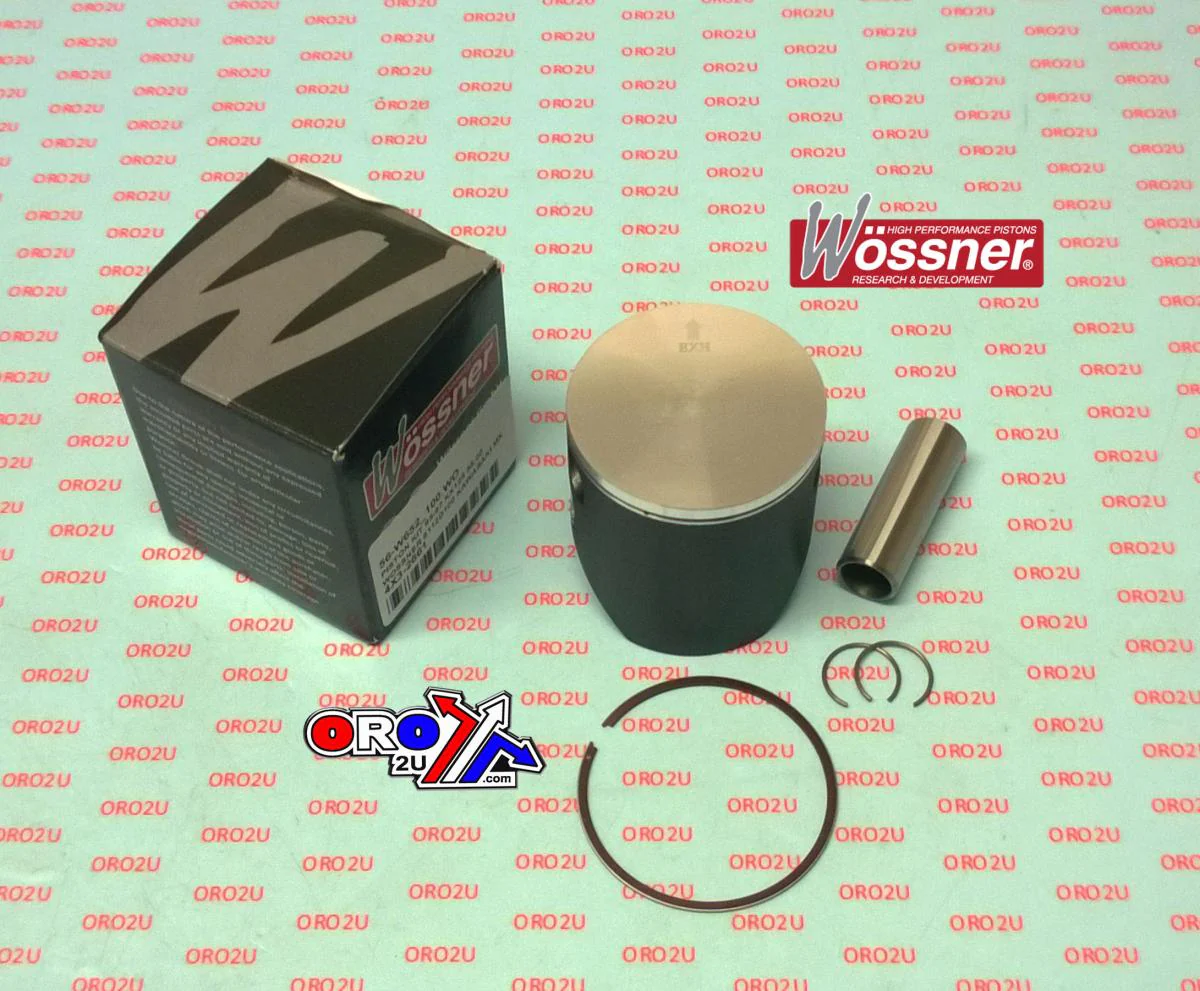 PISTON KIT 95-97 KX125 54.50, WOSSNER 8112D050 KAWASAKI MX