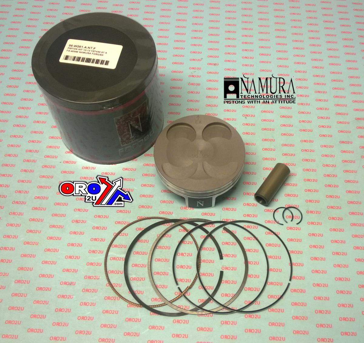 PISTON KIT 97mm B FORGED 2010-2013 YAMAHA YZF450 NAMURA FX-40046-B