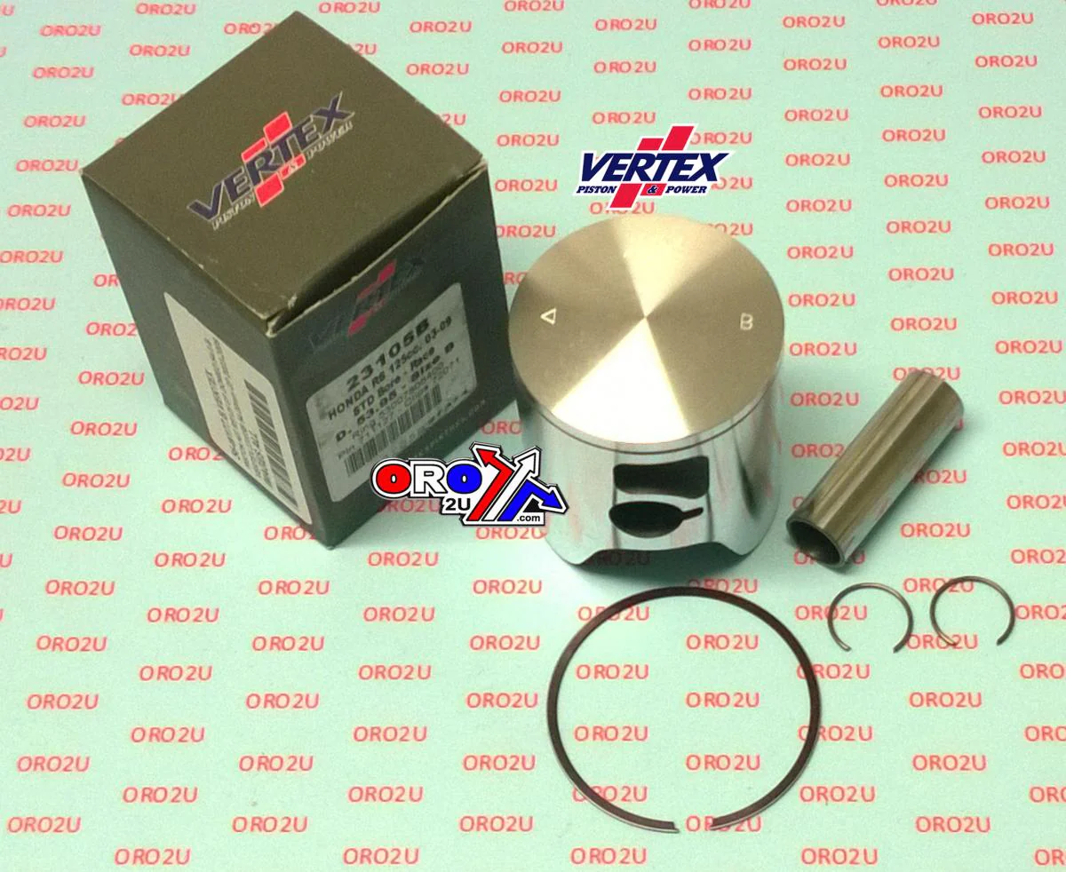 PISTON KIT GP DOMED 54.0 B RS125 03-09, VERTEX 23105B GP HONDA