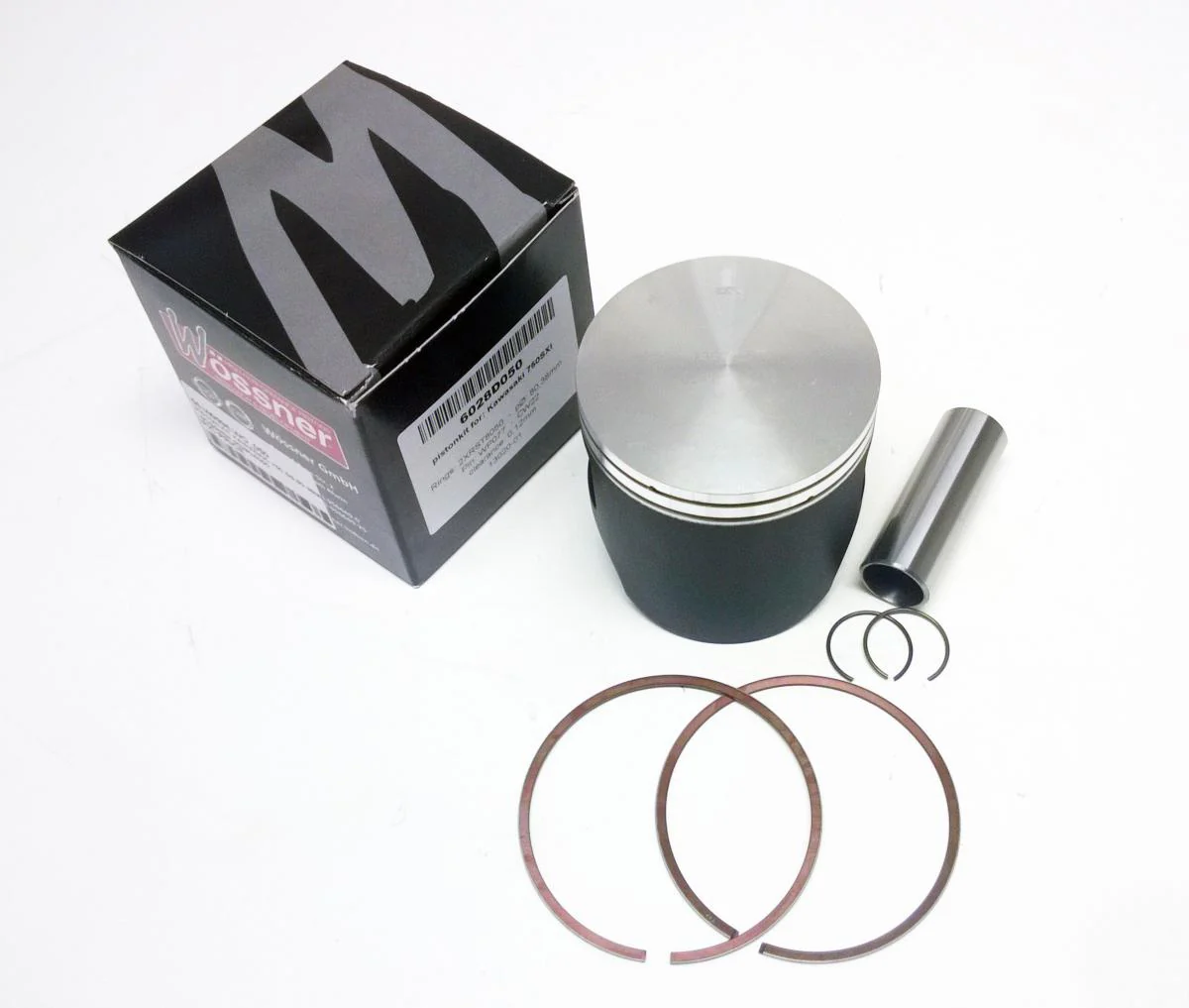 PISTON KIT KAWASAKI 750 SS 80.38MM, WOSSNER 6028D050