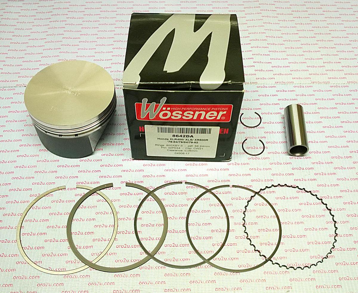 PISTON KIT XR XLR 500 91.00, FORGED WOSSNER 8642D200