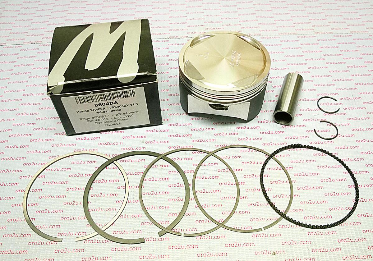 PISTON KIT XR400 TRX400 86.50, FORGED WOSSNER 8604D150