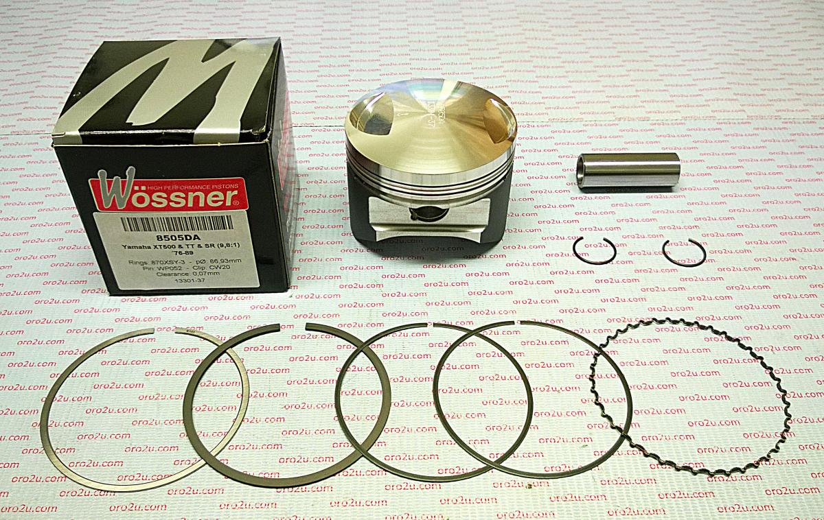 PISTON KIT XT TT SR 500 87.50, FORGED WOSSNER 8505D050