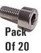 PK/20 M5x12 SS ALLEN CAP, STAINLESS STEEL SCREW - Image 6