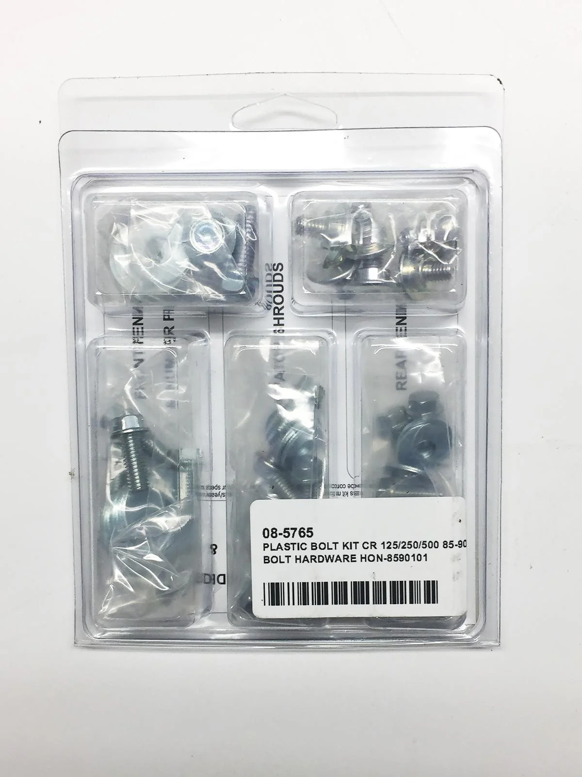 PLASTIC BOLT KIT CR 125/250/500 85-90, BOLT HARDWARE HON-8590101 - Image 3