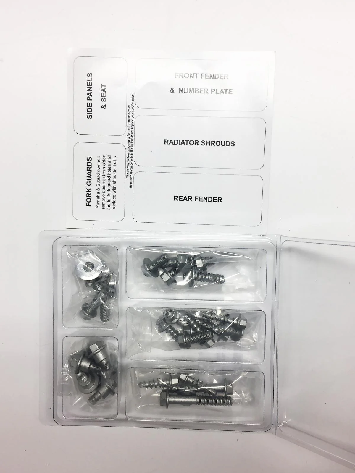 PLASTIC BOLT KIT KTM 125-640 98-02, BOLT HARDWARE KTM-9802102 - Image 2