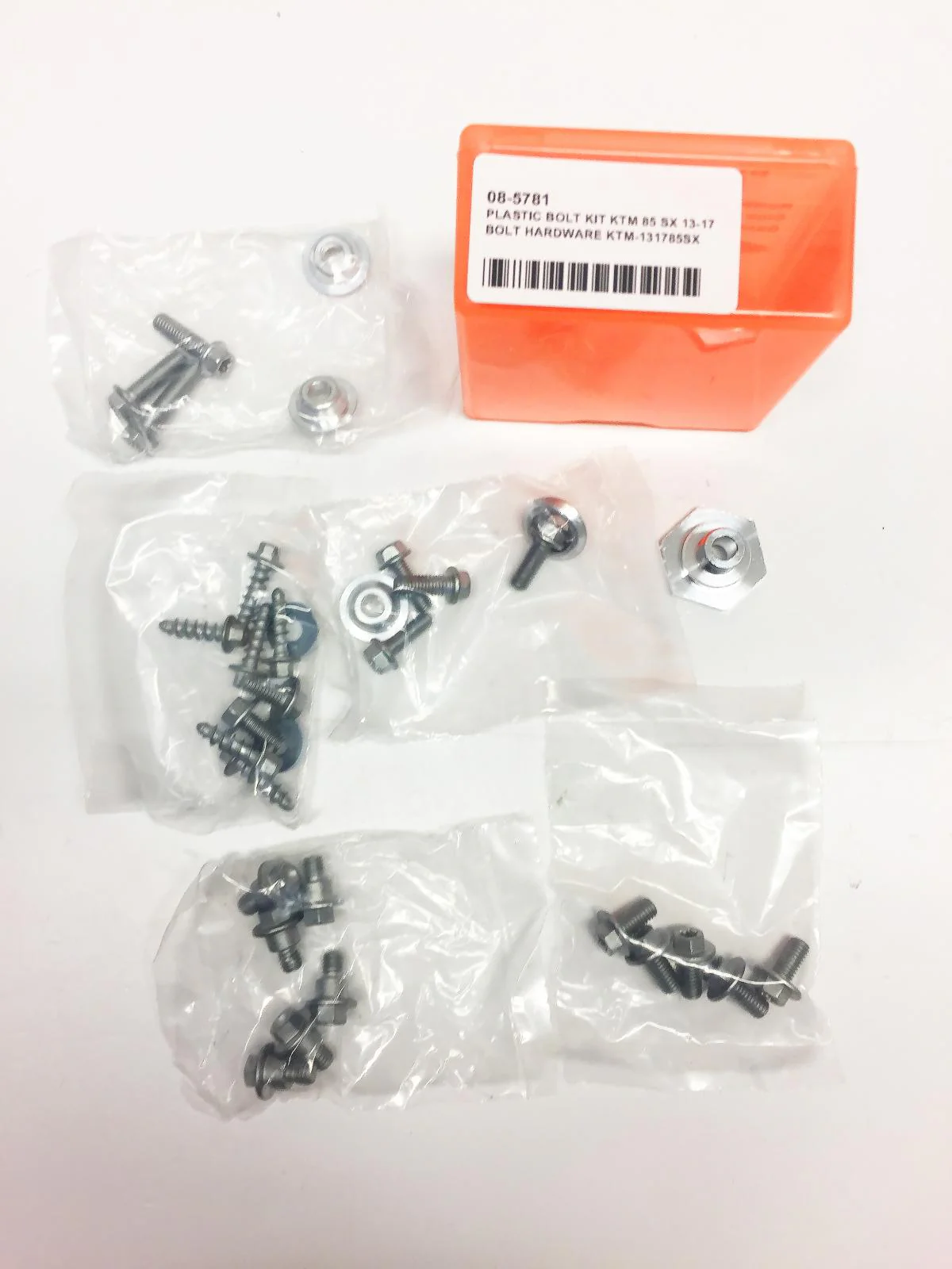 PLASTIC BOLT KIT KTM 85 SX 13-17, BOLT HARDWARE KTM-131785SX - Image 2