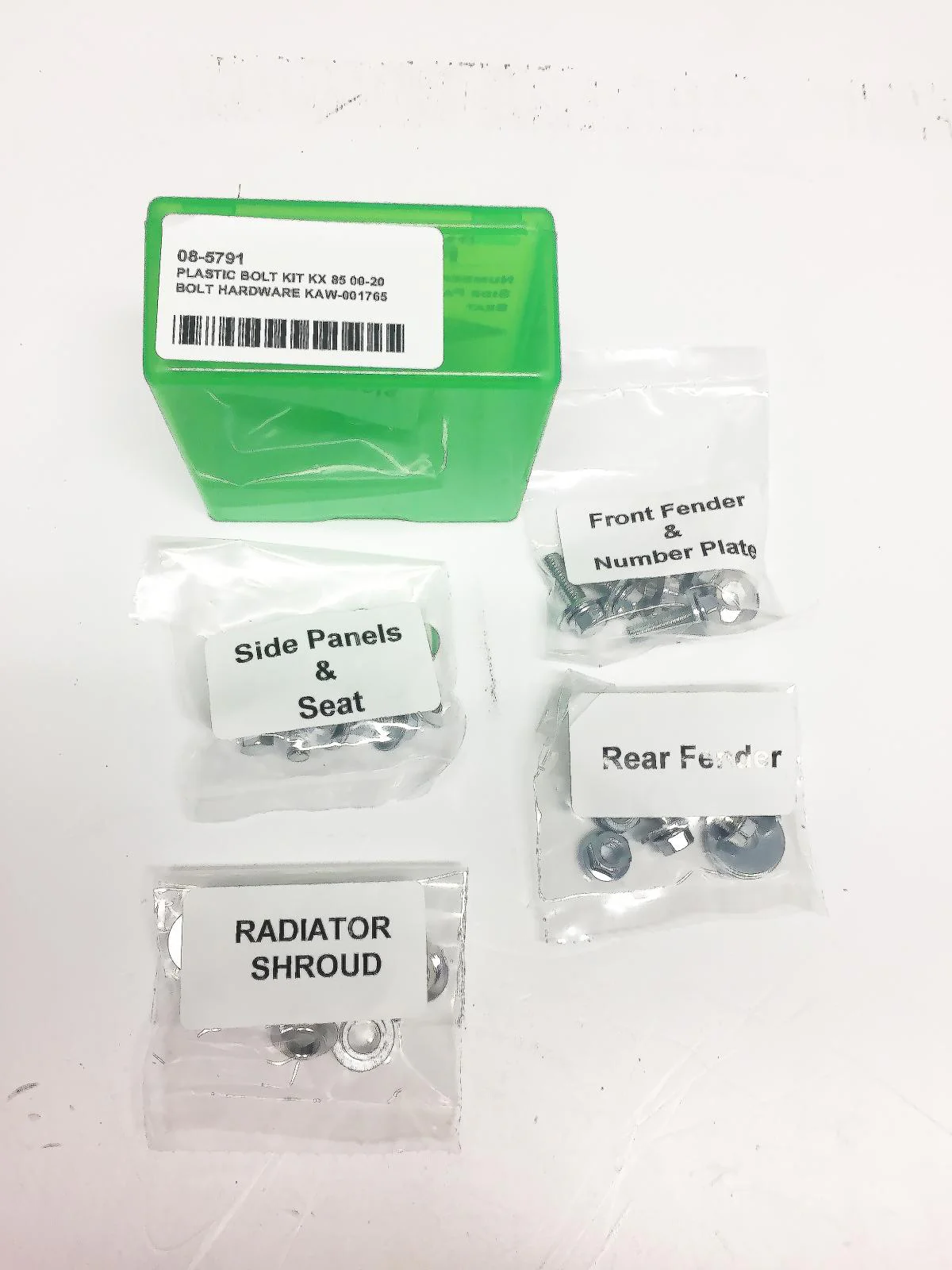 PLASTIC BOLT KIT KX 85 00-20, BOLT HARDWARE KAW-001765, BMKAW001765 - Image 2