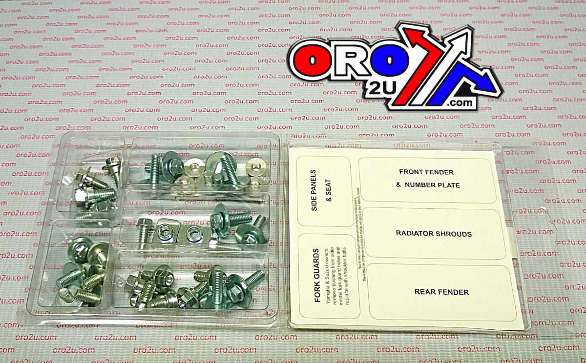 PLASTIC BOLT KIT KX/KXF 450, BOLT HARDWARE KAW-1200024 - Image 2