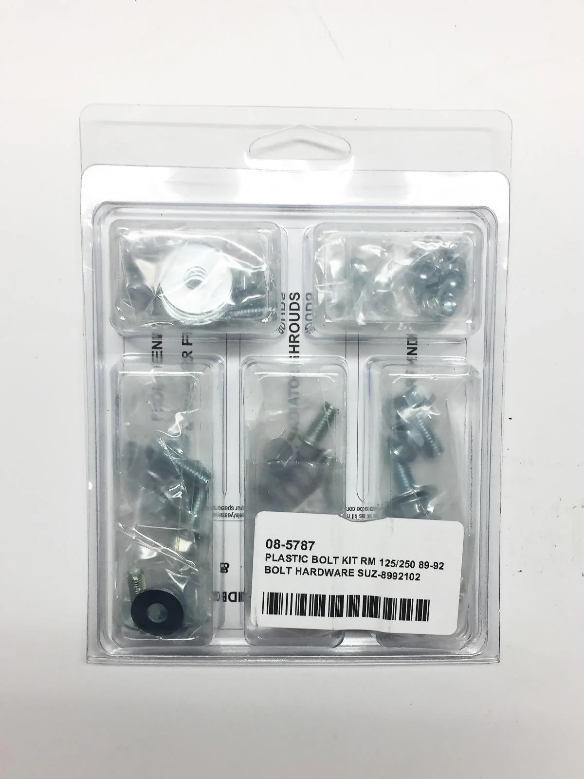 PLASTIC BOLT KIT RM 125/250 89-92, BOLT HARDWARE SUZ-8992102 - Image 3