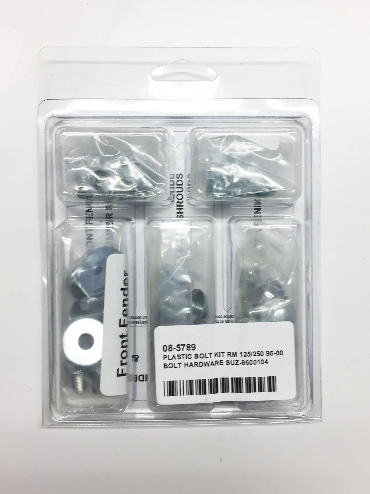 PLASTIC BOLT KIT RM 125/250 96-00, BOLT HARDWARE SUZ-9600104 - Image 3