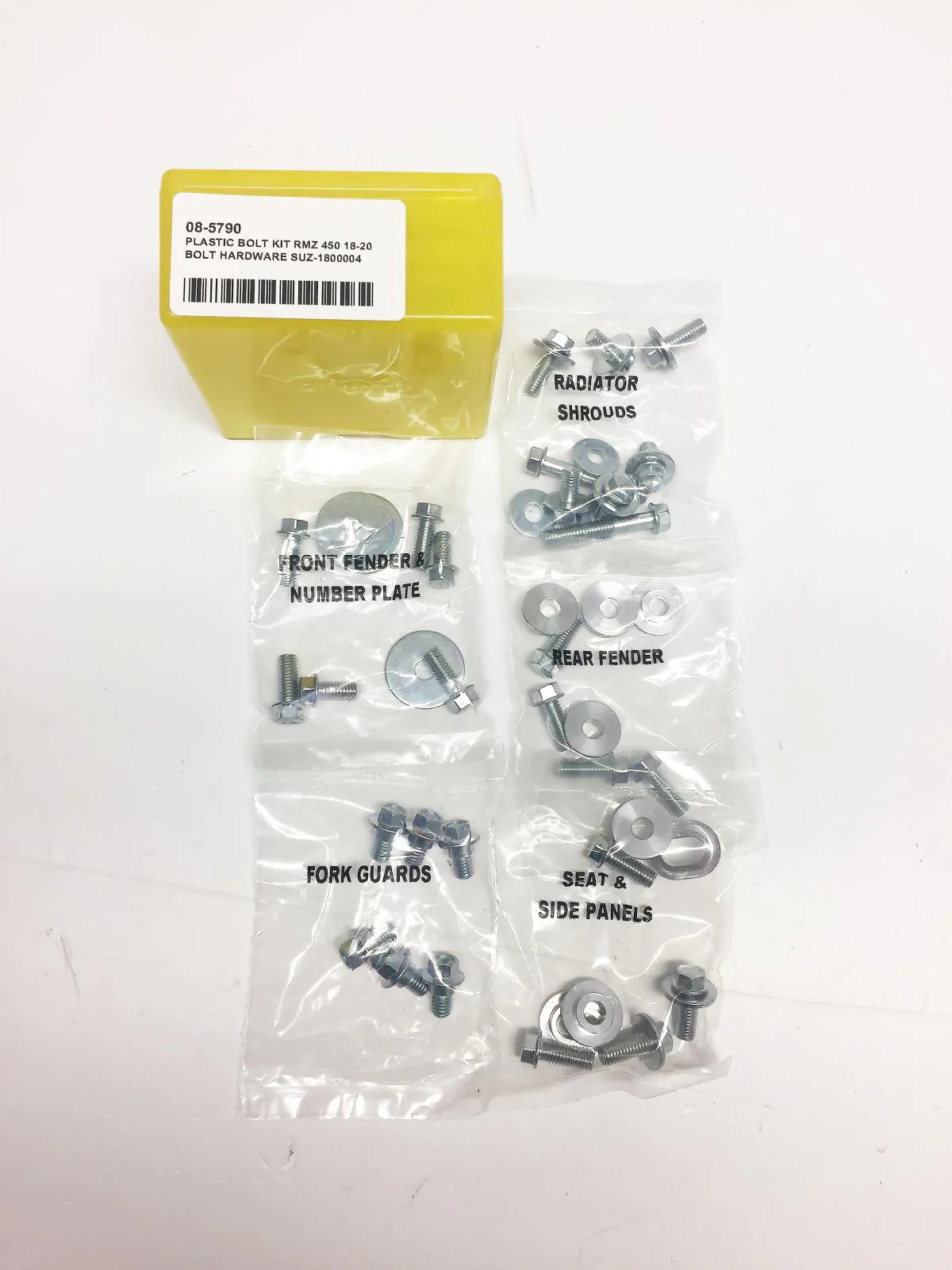PLASTIC BOLT KIT RMZ 450 18-20, BOLT HARDWARE SUZ-1800004 - Image 2