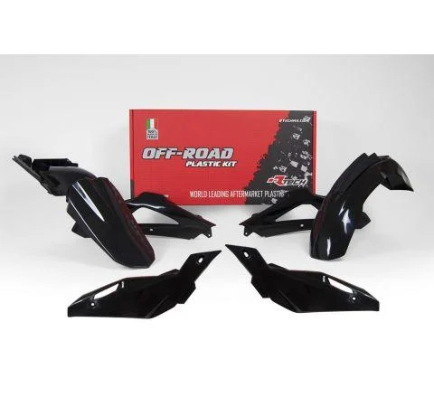 PLASTIC KIT/4 HUSQVARNA 08-10, RTECH R-KITHSQ-NR0-402, BLACK - Image 2