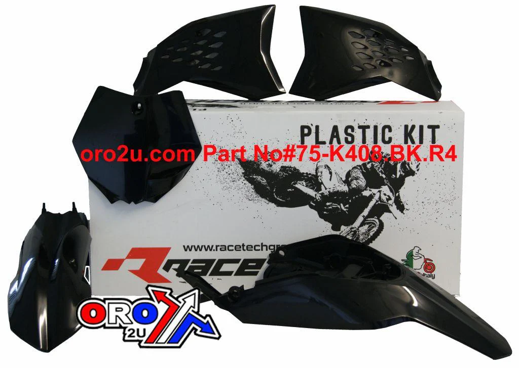 PLASTIC KIT/4 KTM65 09-11, RTECH R-KITKTM-NR0-508, WILL NOT FIT 2012 - Image 2