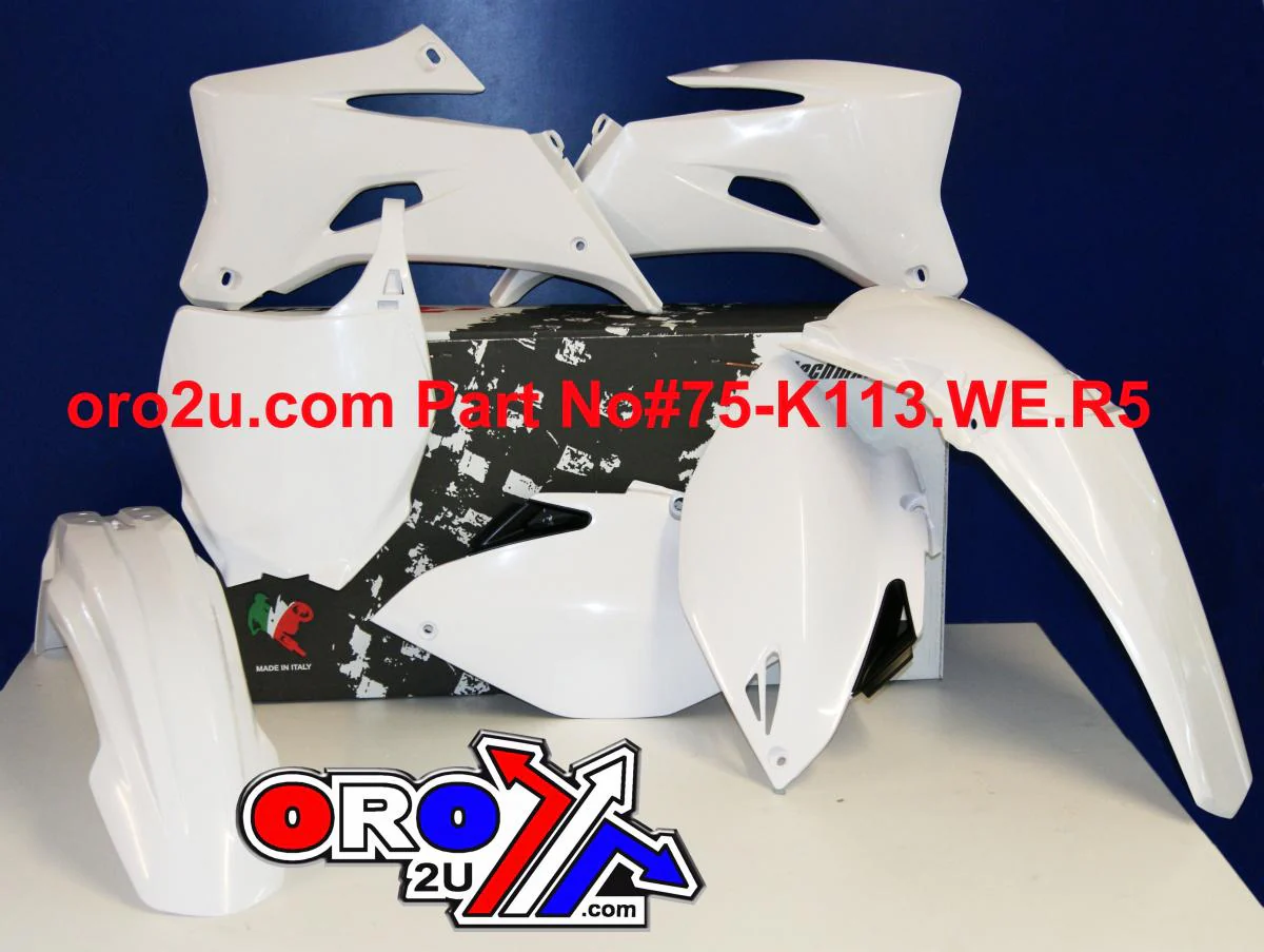 PLASTIC KIT/5 06-09 YZF WHITE, RTECH R-KITYZF-BN0-508 - Image 2