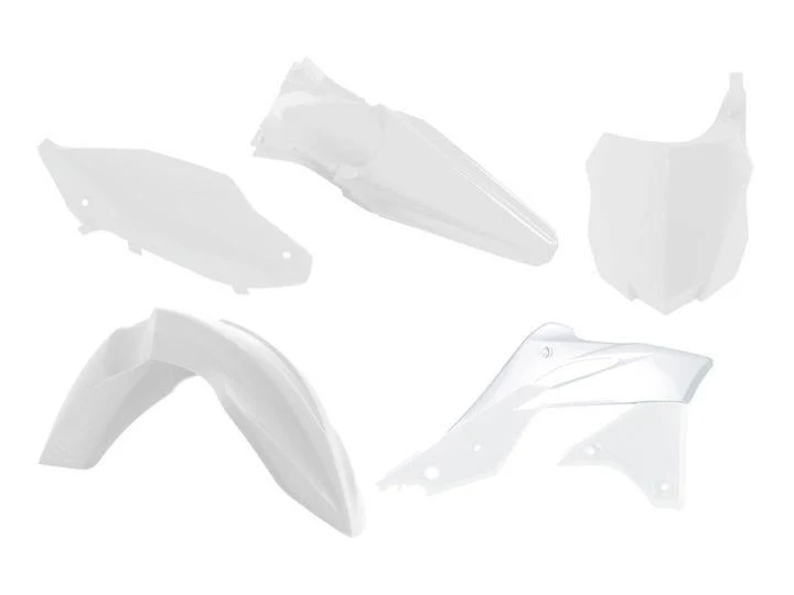 PLASTIC KIT/5 13-16 KX250F, WHITE RTECH R-KITKXF-BN0-516