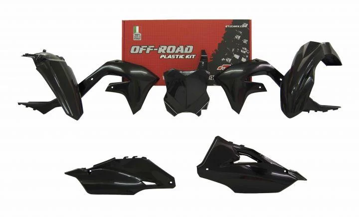 PLASTIC KIT/5 2019-23 KX450F BLACK, RTECH R-KITKXF-NR0-599 - Image 2