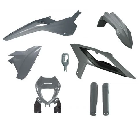PLASTIC KIT/6 2023-24 BETA RR125-480 QUANTUM GREY, RTECH R-KITBET-GR0-623