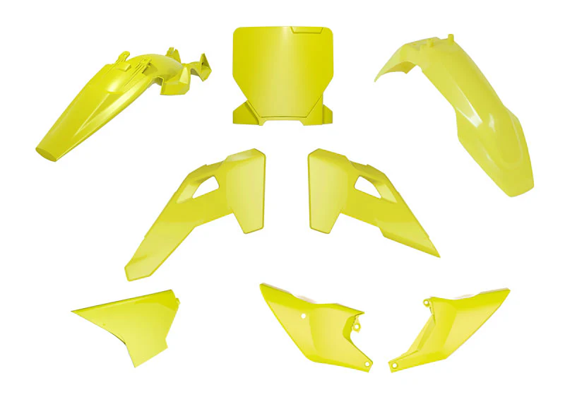 PLASTIC KIT 6PC HUSQVARNA TC 85 2025-2026 R-TECH YELLOW R-KITHSQ-GQ0-885