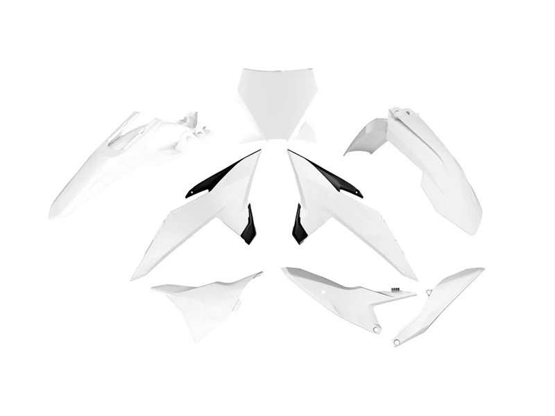 PLASTIC KIT 6PC KTM 85 2025 R-TECH WHITE R-KITKTM-BN0-885