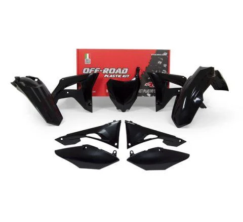 PLASTIC KIT BK CRF450R 17-18, CRF250R 18, RTECH R-KITCRF-NR0-599, BLACK