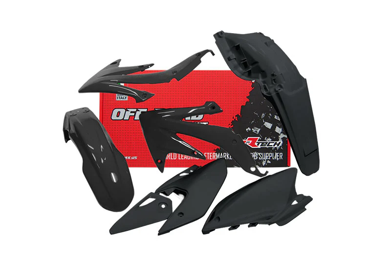 PLASTIC KIT CRF450X 08-19, RTECH R-KITCRX-NR0-415