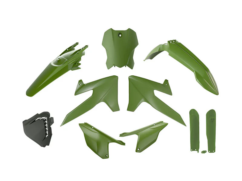 PLASTIC KIT TRIUMPH TF 250 450 R-TECH R-KITTRI-VN0-025 NAVY GREEN