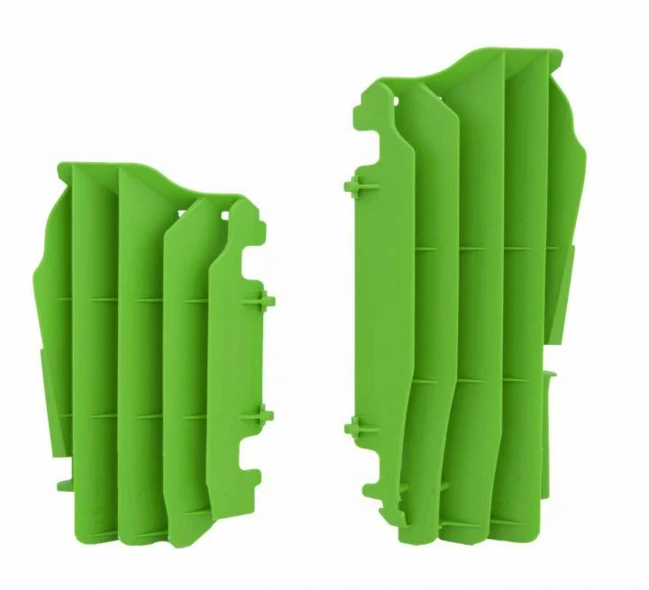 RAD LOUVERS OVERSIZE GREEN, KX 450F 2016 - 2023, RTECH R-GRKXFVE0019