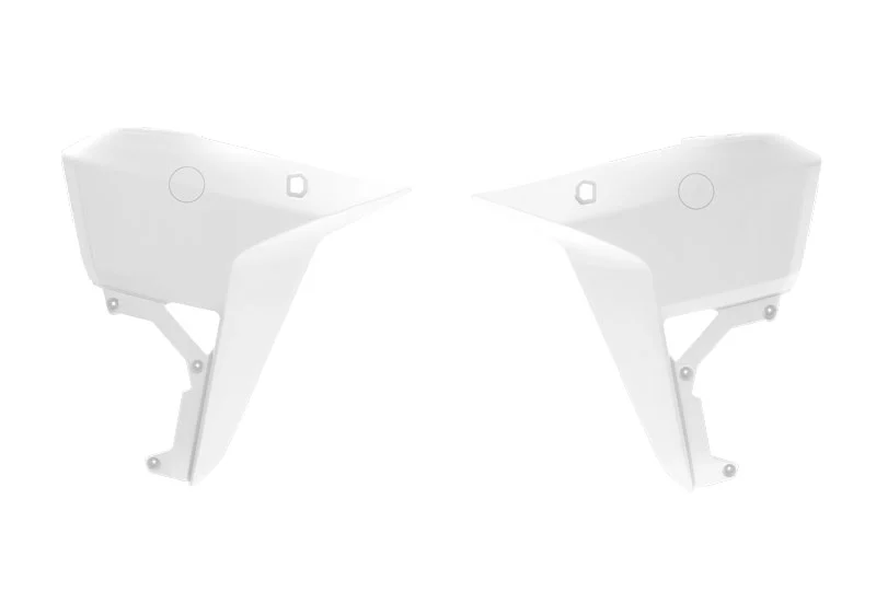 RADIATOR SCOOP CENTER KOVE 800 24-25 R-TECH R-CVKOVBN0025 WHITE