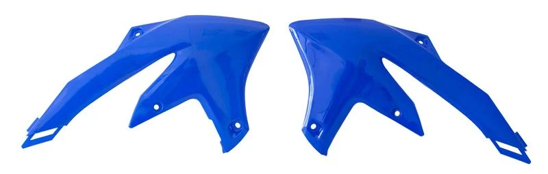 RADIATOR SCOOPS 2023-25 YZ450F YAMAHA BLUE, RTECH R-CVYZFBL0023