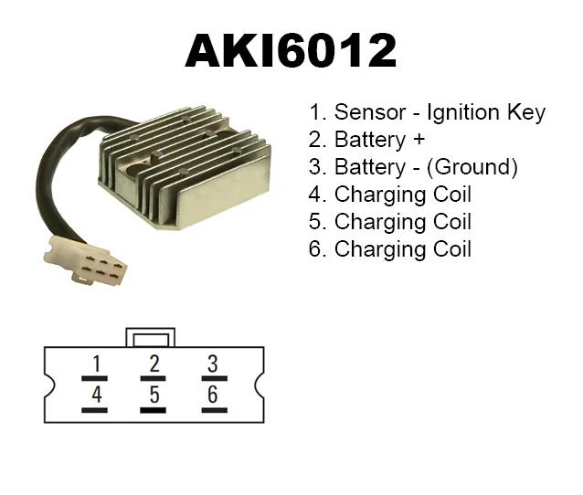 REGULATOR 21066-1018 ZX750, KAWASAKI KZ1000/1100 ZX1000, AKI6012 ROAD - Image 6