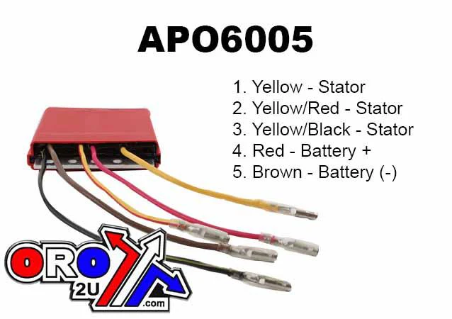 REGULATOR POLARIS 300/400/500, ARROWHEAD APO6005 - Image 2