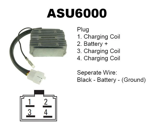 REGULATOR VOLTAGE 12V/25A 80mmX70mmX28mm 80-88 SUZUKI 230 250 300 550 650 750 1100 LS-F LS GS LT AUS6000 ESP2336 717920 44-3600 - Image 6
