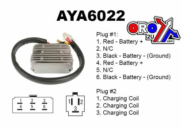 REGULATOR XVZ1200/1300, YAMAHA 26H-81960-A0-00, AYA6022 - Image 8