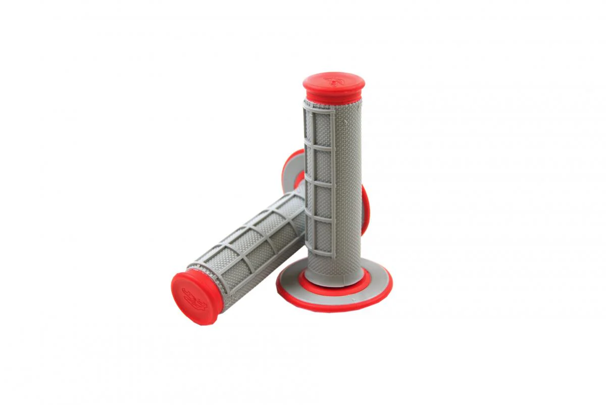 RENTHAL GRIPS DUAL 50/50 RED, 22/25mm, Renthal G156