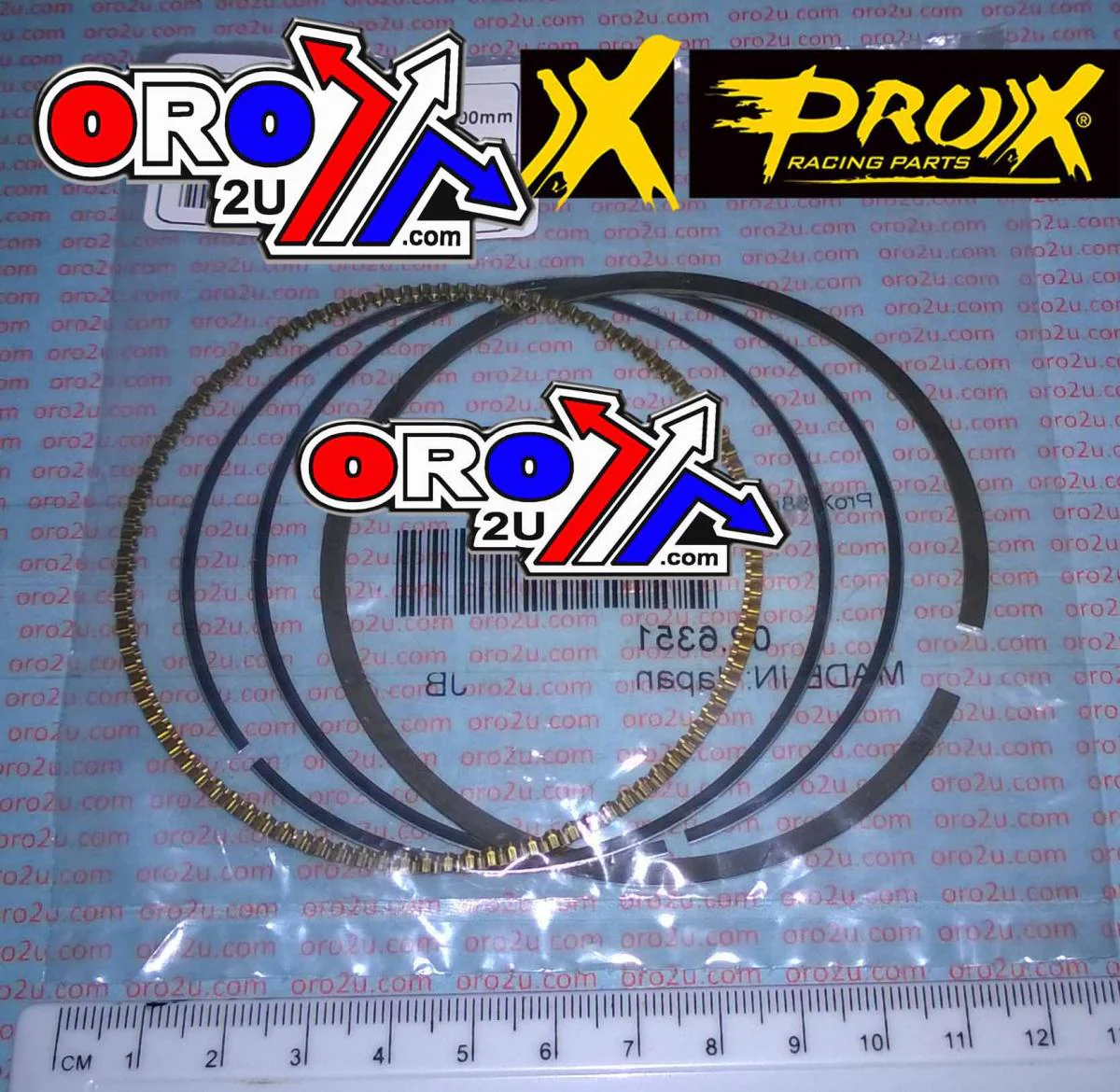RING SET PROX 02.1227 66.00mm, HONDA OE REP. 13011-KSE-670 - Image 2