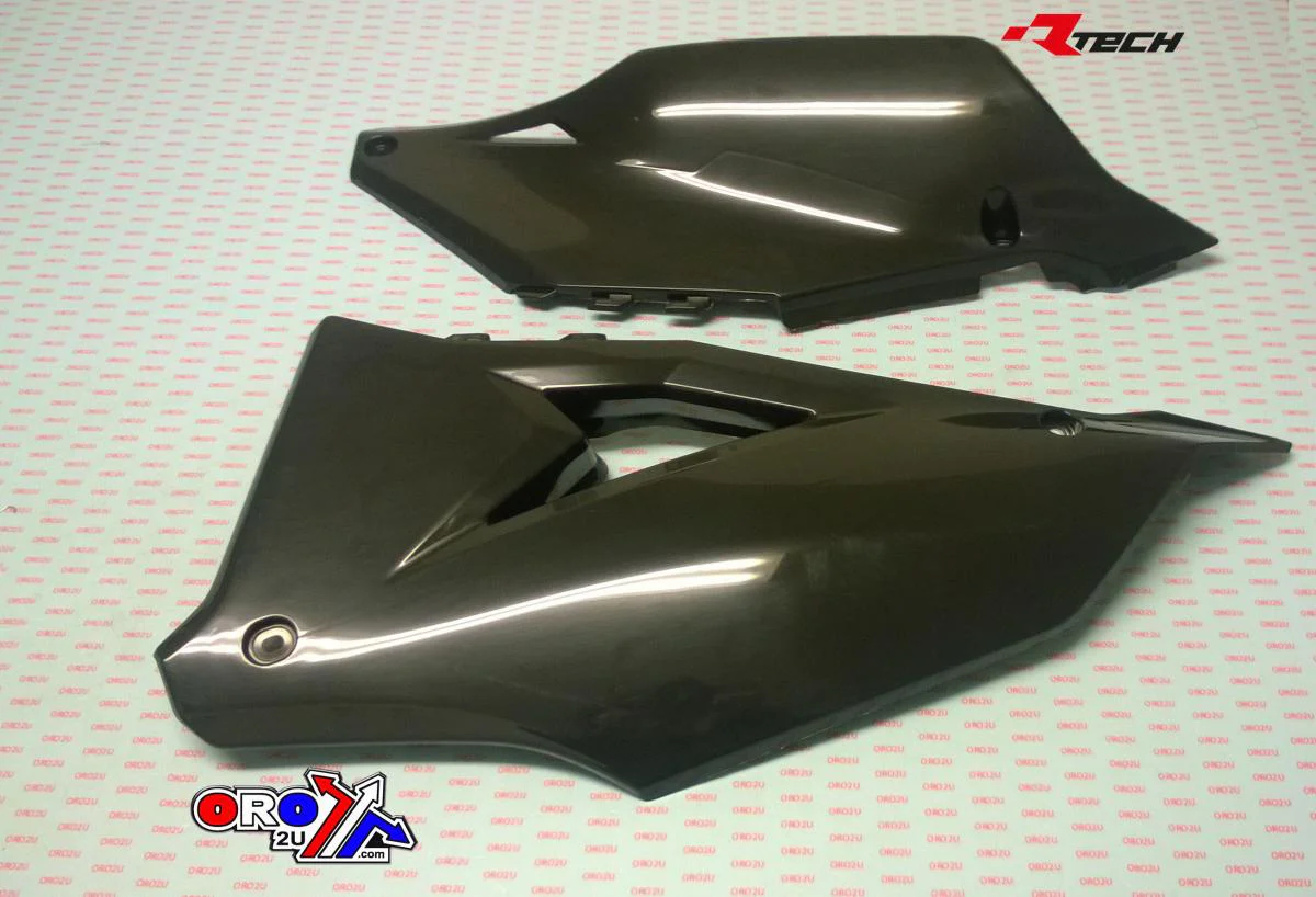 SIDE PANELS 2019-23 KX450 BLACK, RTECH R-FIKXFNR0019 - Image 2