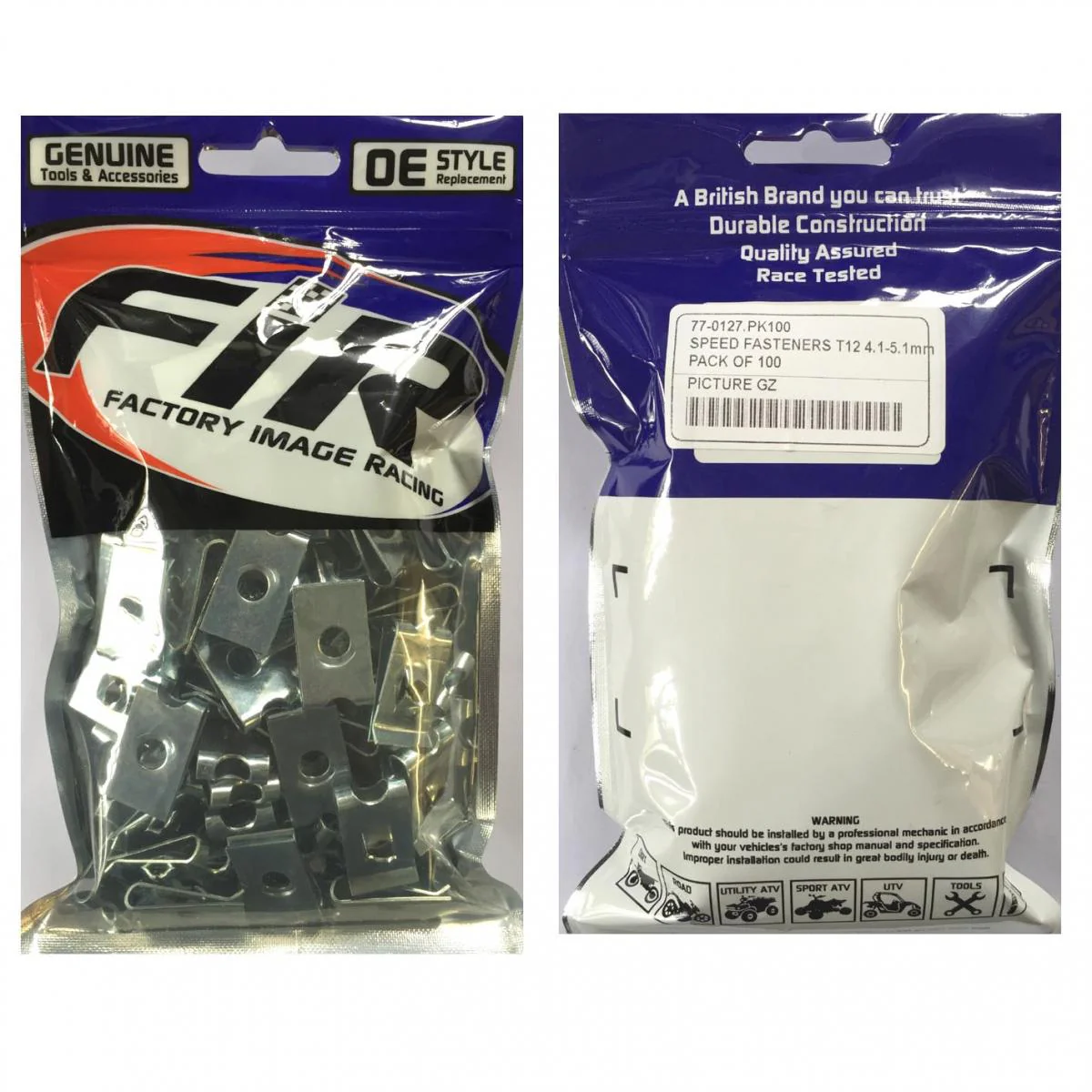 SPEED FASTENERS T12 4.1-5.1mm, PACK OF 100, SF8 - Image 2
