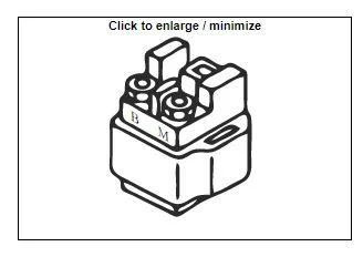 STARTER RELAY SOLENOID YAMAHA YFM 250-660/FZ/FZS/YSF/VMX, ARROWHEAD SMU6074 ROAD/ATV - Image 4