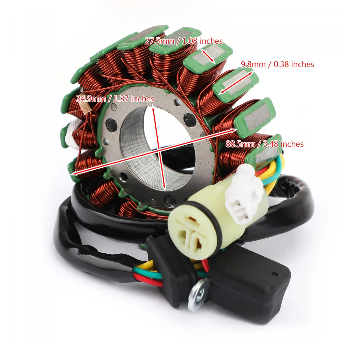 STATOR UNIT 8000A6773, Husqvarna TE250 2008-2010 TE310 2008-2010 TE450 2008-2010 TE510 2008-2010 TC250 2008-2010 TC450 2008 - Image 5
