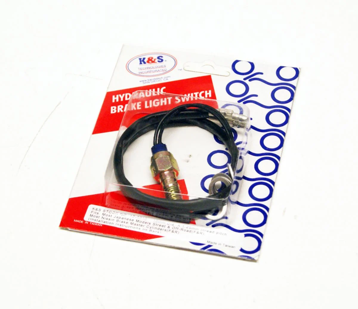 SWITCH BRAKE HYD. M10x1.25mm, K&S 12-0010, KS12-0010, L15-156A - Image 5