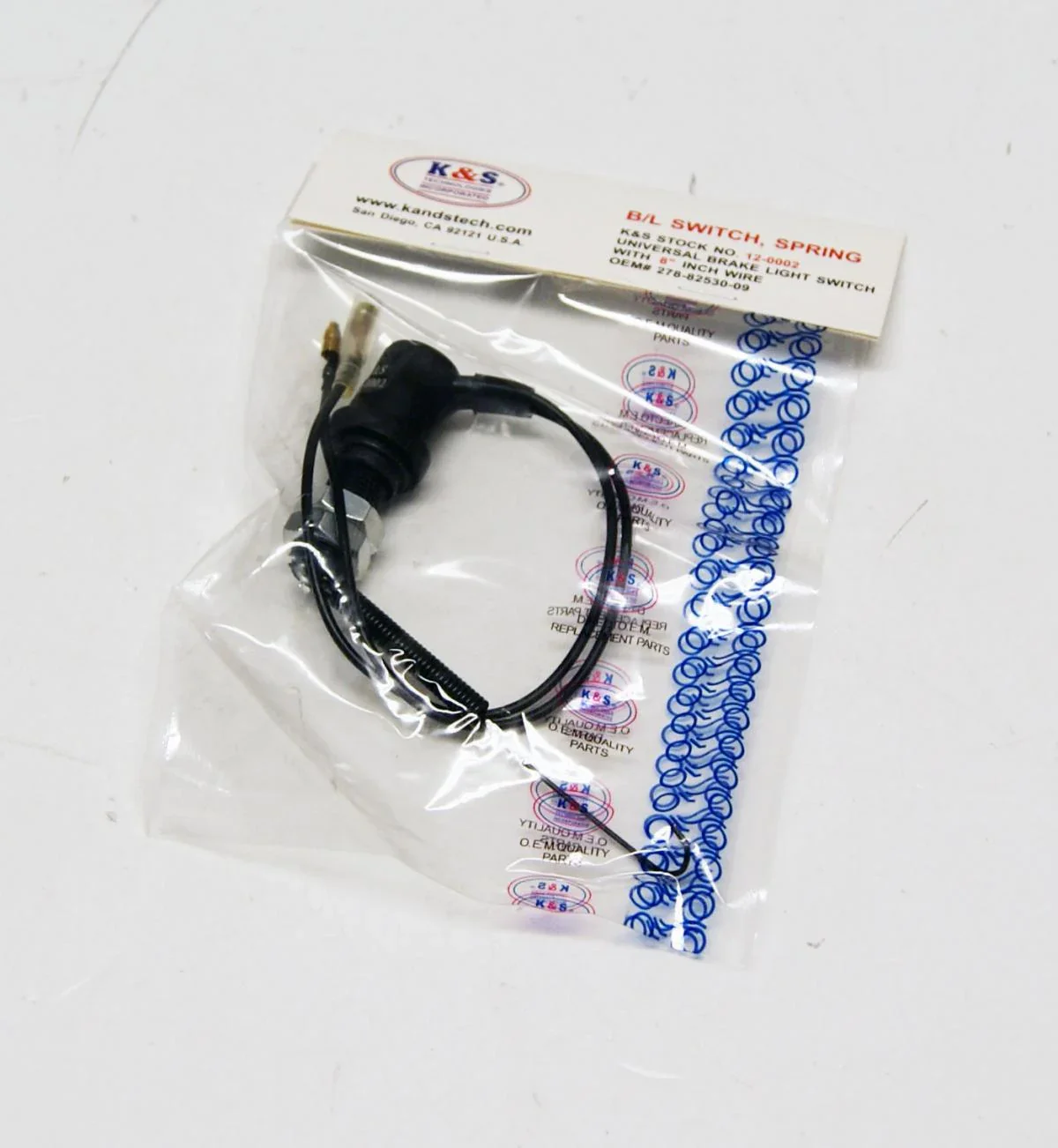 SWITCH REAR BRAKE WITH 8 WIRE K&S 12-0002 - Image 6