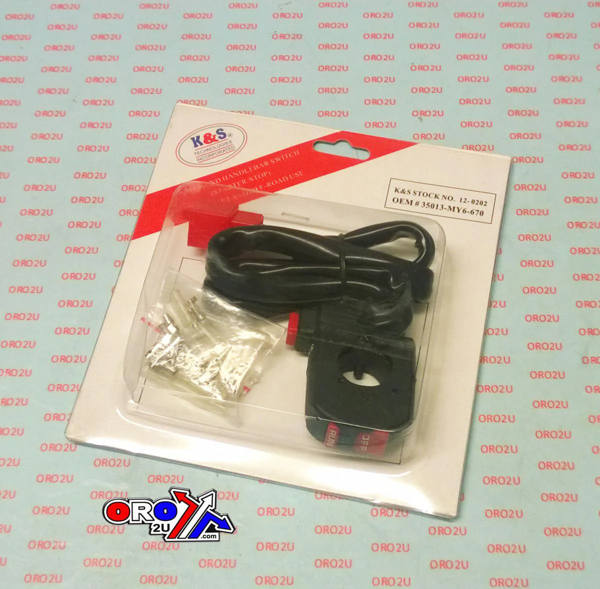 SWITCH STARTER / STOP KILL LH, HONDA 35013-MY6-670, K&S 12-0202 - Image 4