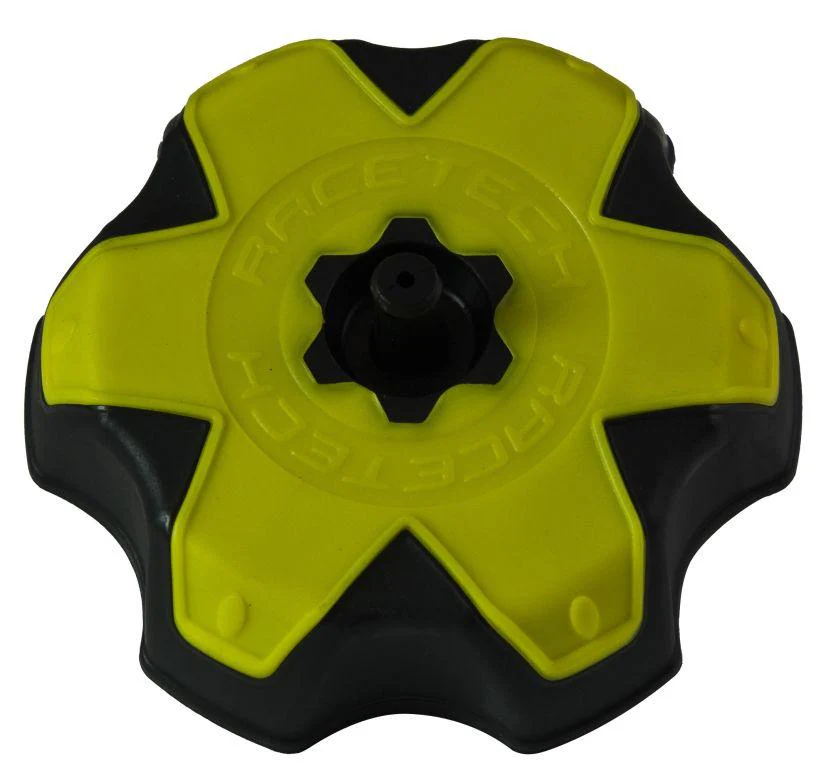 TANK CAP RTECH BLACK/YELLOW, RTECH R-TAPPORMZGI9