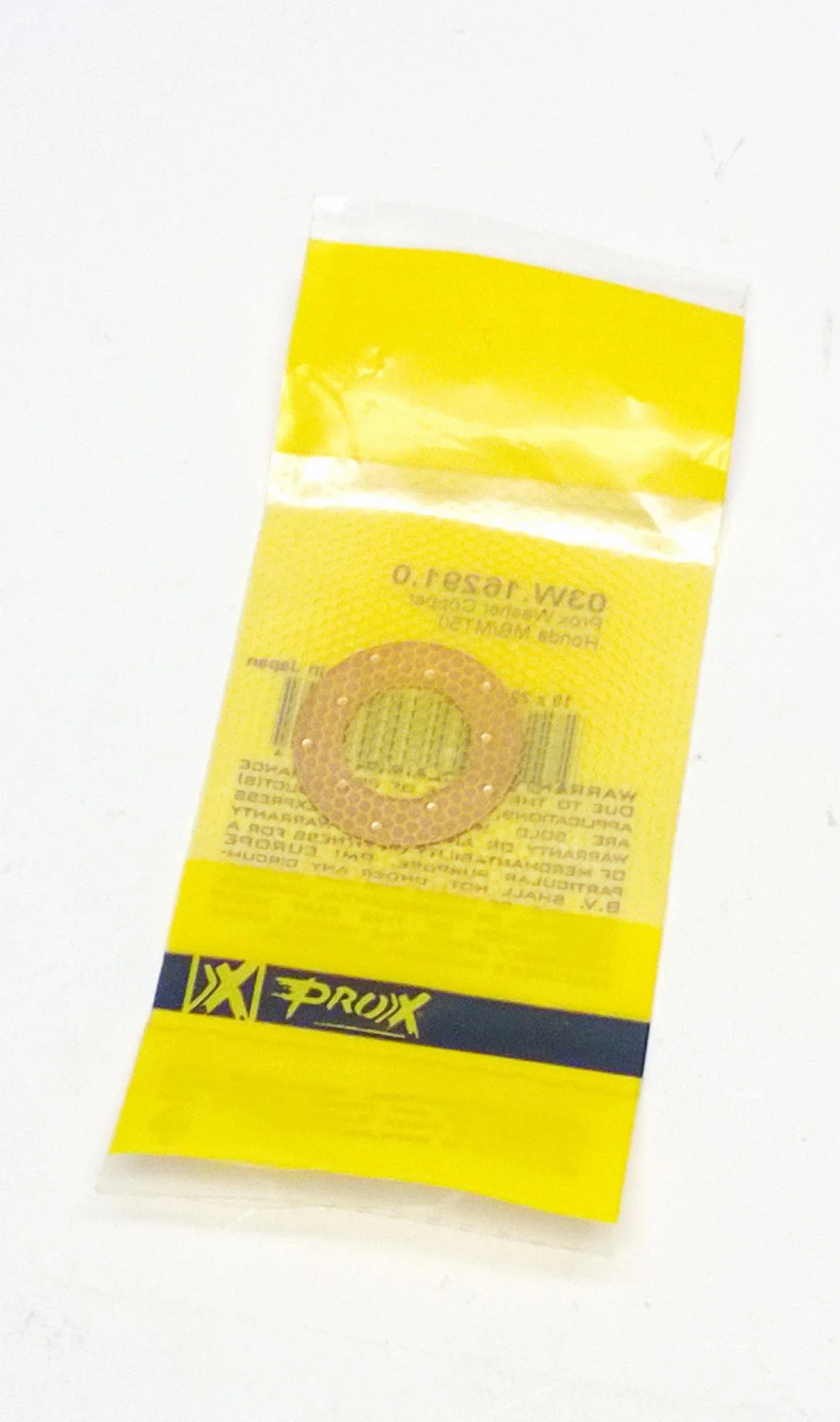 THRUST WASHER 16x29x1.0 EACH, PROX 03W.16291.0 COPPER - Image 2