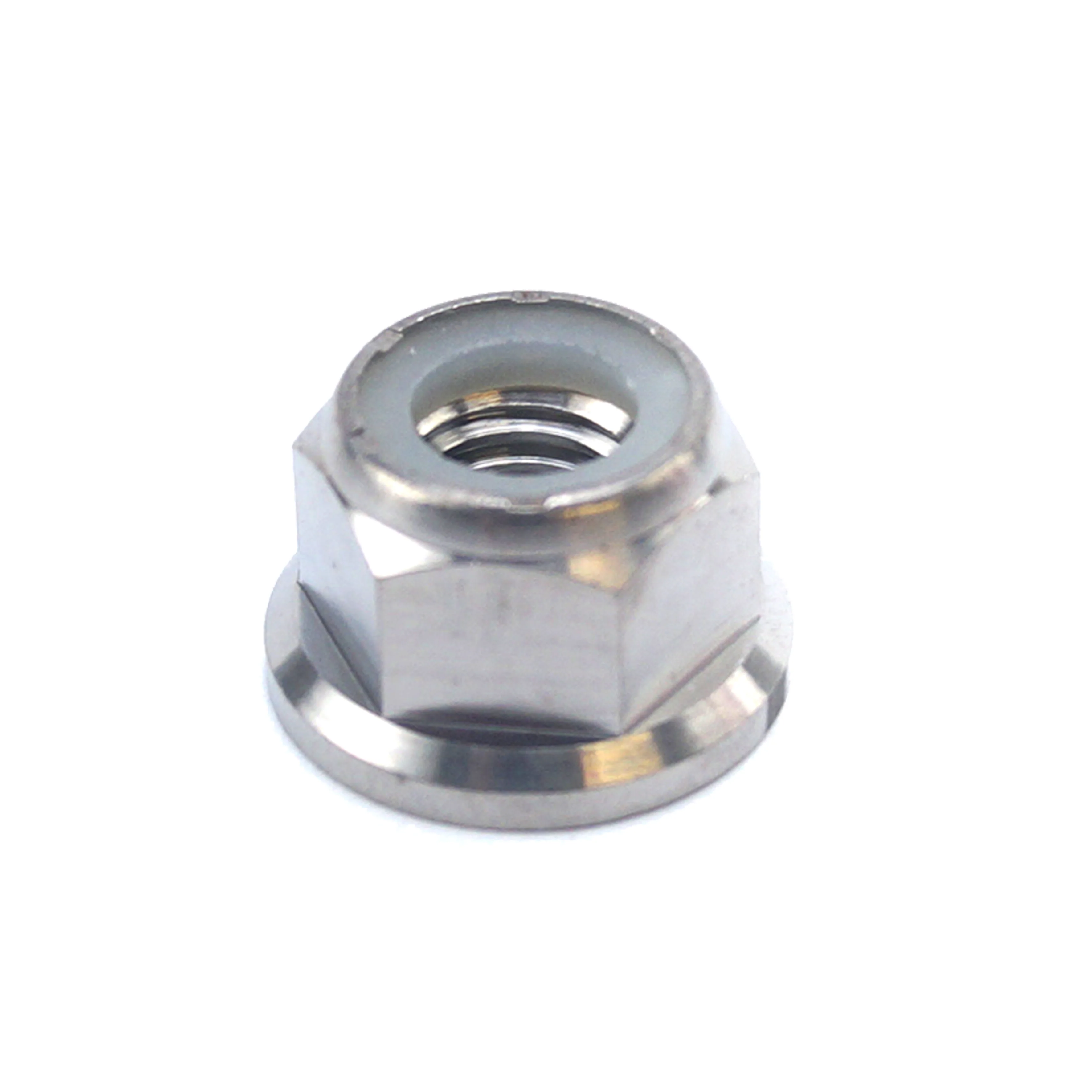 TITANIUM GR5 M8X1.25mm NUT, NYLON FLANGE / GRADE 5 / EACH - Image 4