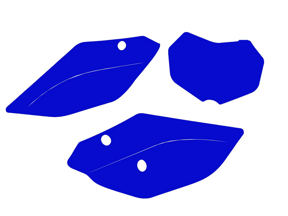 TM 2-STROKE ENDURO 22-25 PRE CUTS, BLACKBIRD 3821/70 BLUE, NUMBER BOARD BACKGROUNDS
