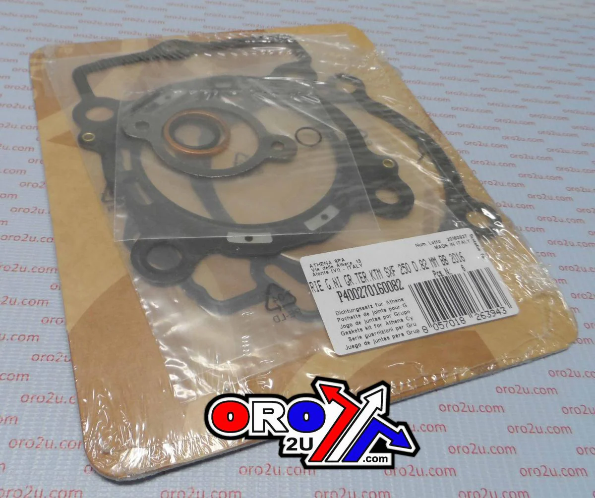 TOP END GASKET SET 82MM KTM SX-F/XC-F 250 16-21, ATHENA P400270160082 276CC BIG BORE - Image 3