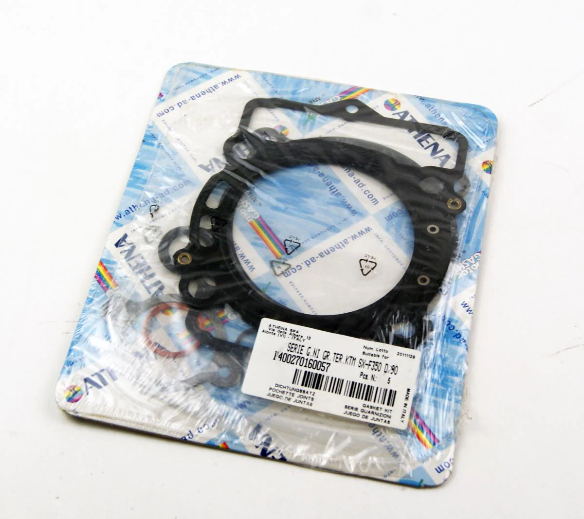 TOP END GASKET SET 90MM KTM EXC-F/XC-F 350 11-15, ATHENA P400270160057 365CC BIG BORE - Image 2